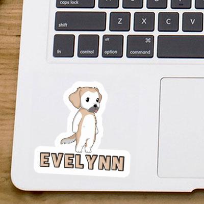 Golden Retriever Autocollant Evelynn Notebook Image