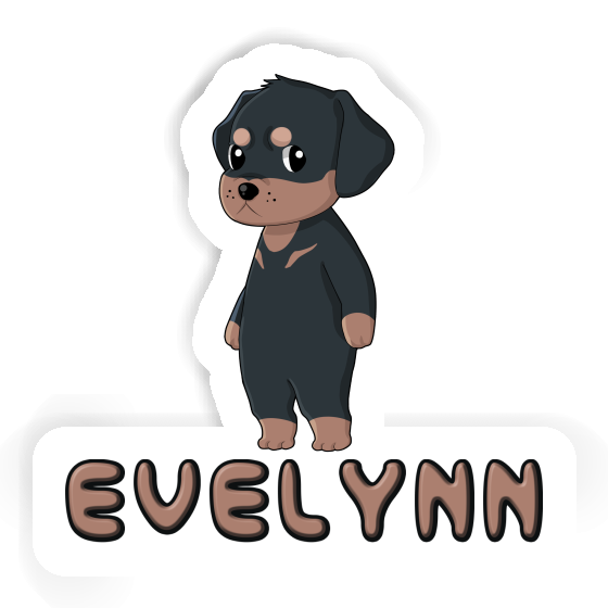 Rottweiler Sticker Evelynn Gift package Image