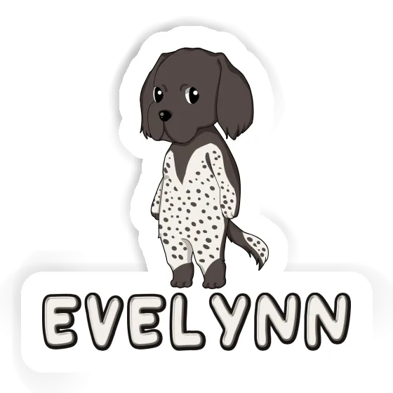 Small Munsterlander Sticker Evelynn Notebook Image