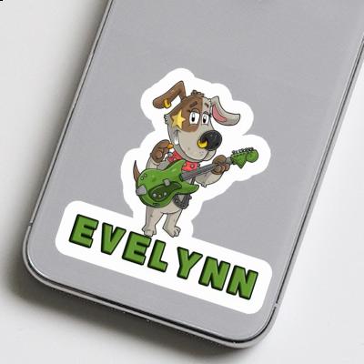 Sticker Guitarist Evelynn Laptop Image