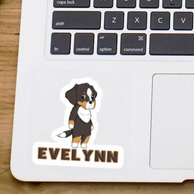 Evelynn Sticker Bernese Mountain Dog Notebook Image