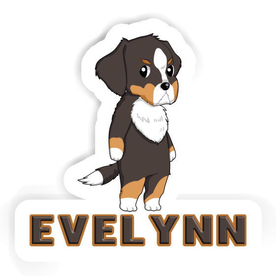 Evelynn Sticker Bernese Mountain Dog Notebook Image