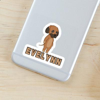 Evelynn Autocollant Dogue allemand Laptop Image