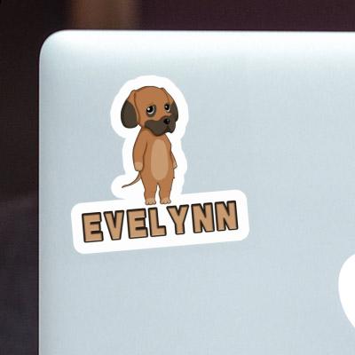 Evelynn Autocollant Dogue allemand Laptop Image