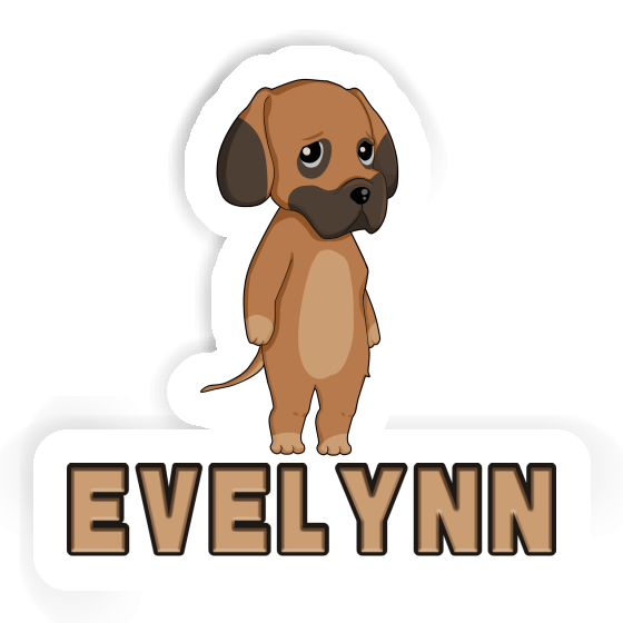 Sticker Evelynn German Mastiff Gift package Image