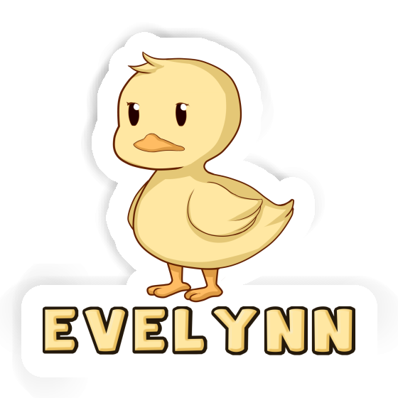 Evelynn Sticker Duck Notebook Image