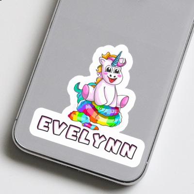 Autocollant Evelynn Baby licorne Laptop Image