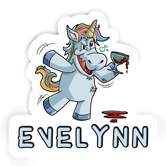 Sticker Evelynn Unicorn Notebook Image