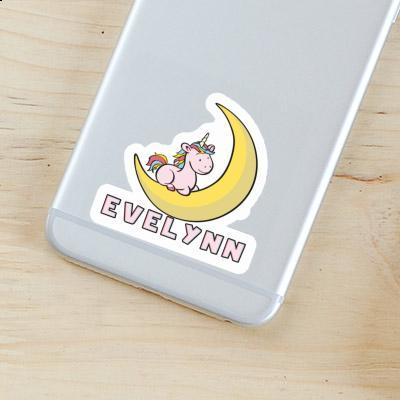 Unicorn Sticker Evelynn Laptop Image