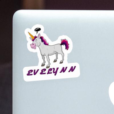 Angry Unicorn Sticker Evelynn Gift package Image