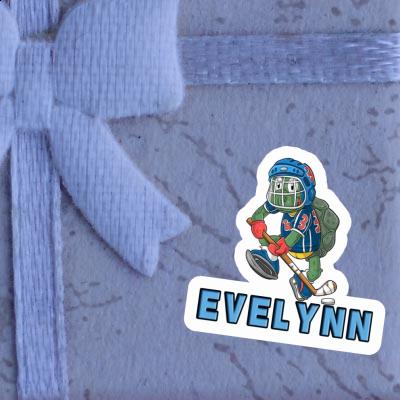 Evelynn Sticker Hockey Player Notebook Image