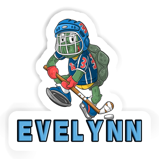 Evelynn Sticker Hockey Player Image