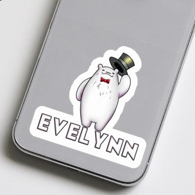 Autocollant Ours polaire Evelynn Laptop Image