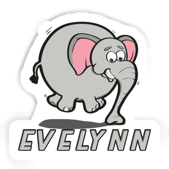 Sticker Jumping Elephant Evelynn Gift package Image