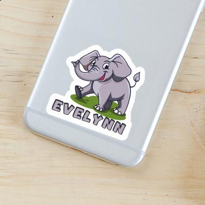 Sticker Evelynn Elephant Notebook Image