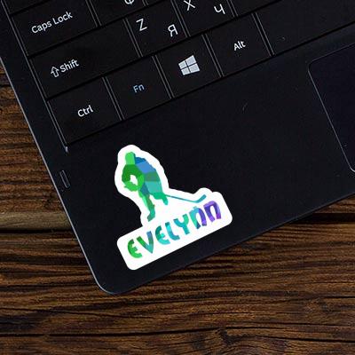 Sticker Eishockeyspieler Evelynn Gift package Image