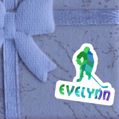 Sticker Eishockeyspieler Evelynn Gift package Image