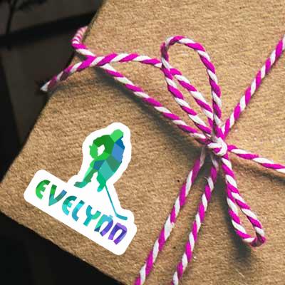 Sticker Eishockeyspieler Evelynn Laptop Image