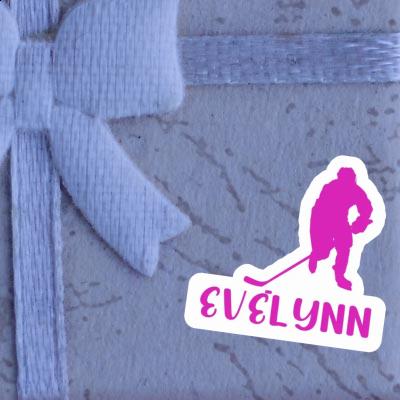 Evelynn Sticker Hockey Player Notebook Image