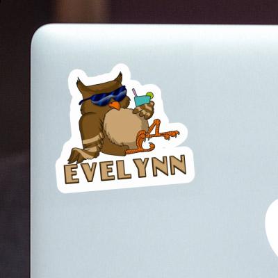 Evelynn Autocollant Hibou Laptop Image