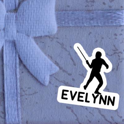 Evelynn Sticker Fencer Notebook Image