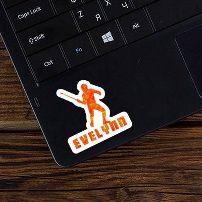 Evelynn Sticker Fencer Laptop Image