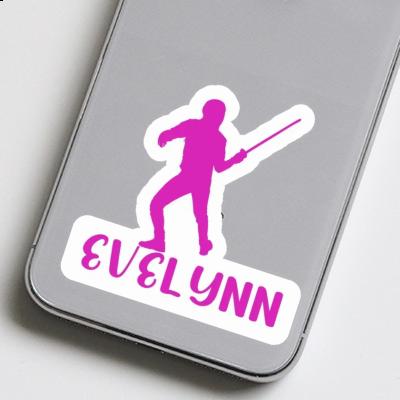 Sticker Evelynn Fencer Laptop Image