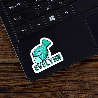 Sticker Evelynn Fish Laptop Image