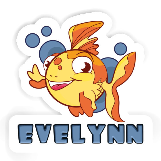 Autocollant Poisson Evelynn Laptop Image