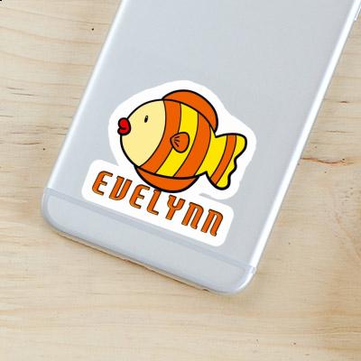 Aufkleber Fisch Evelynn Laptop Image