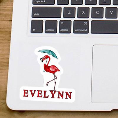 Sticker Evelynn Flamingo Laptop Image