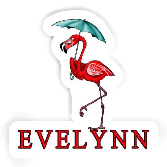 Sticker Flamingo Evelynn Notebook Image