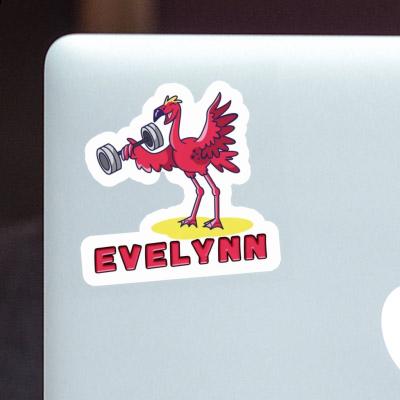 Sticker Evelynn Weight Lifter Notebook Image