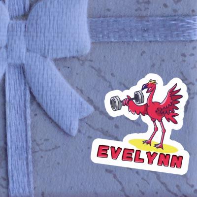 Sticker Evelynn Weight Lifter Laptop Image