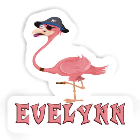 Flamingo Sticker Evelynn Gift package Image