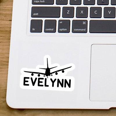 Sticker Airplane Evelynn Image