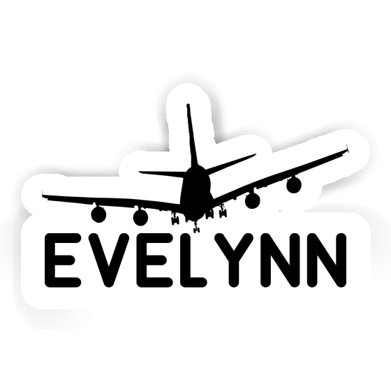 Sticker Airplane Evelynn Gift package Image