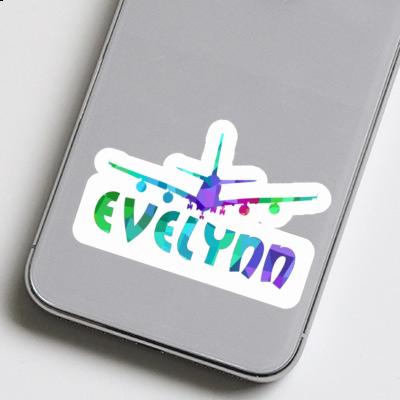 Evelynn Autocollant Avion Laptop Image