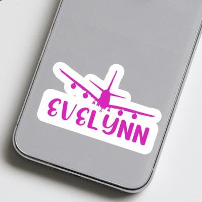 Sticker Airplane Evelynn Gift package Image