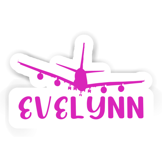 Sticker Airplane Evelynn Image