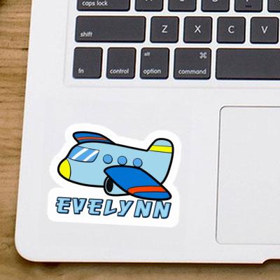 Evelynn Sticker Airplane Image