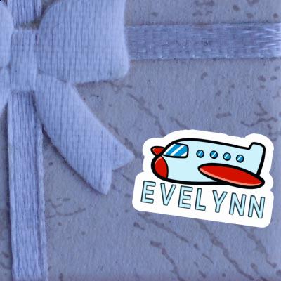 Sticker Airplane Evelynn Gift package Image