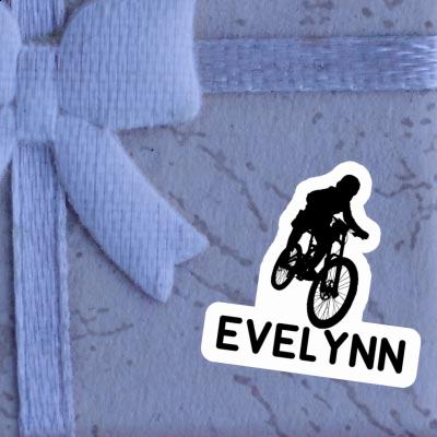 Sticker Evelynn Freeride Biker Notebook Image