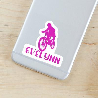 Evelynn Autocollant Freeride Biker Laptop Image