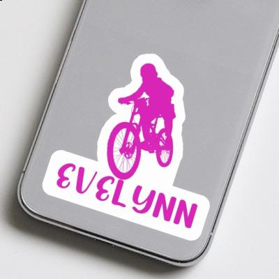 Evelynn Autocollant Freeride Biker Laptop Image