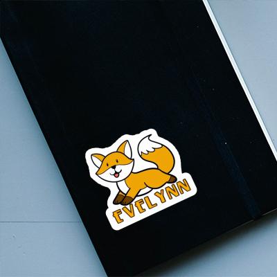 Sticker Evelynn Fox Notebook Image