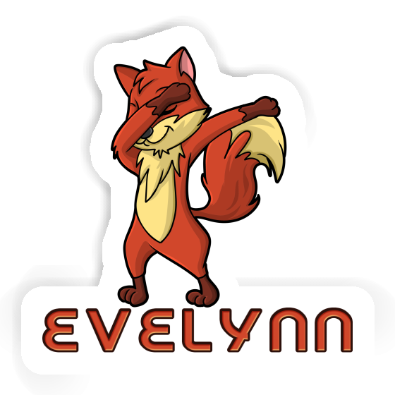 Dabbing Fox Sticker Evelynn Gift package Image