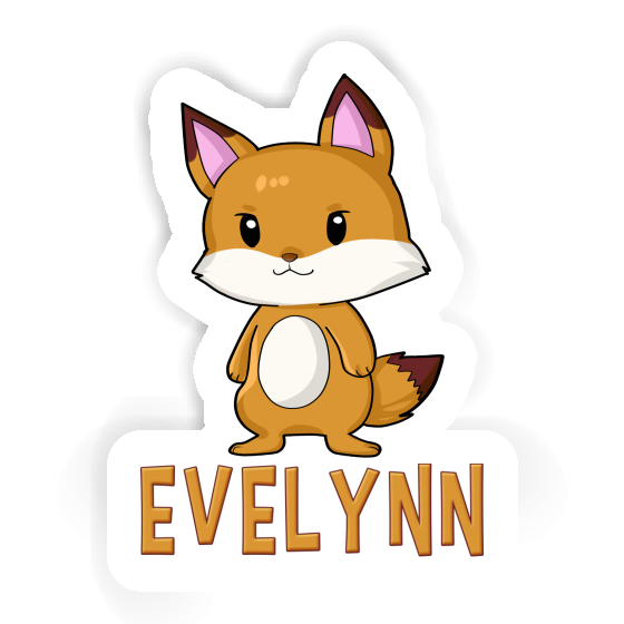 Fox Sticker Evelynn Notebook Image