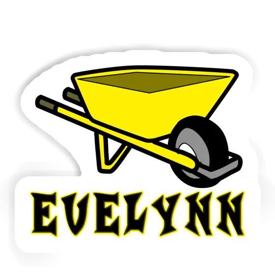 Evelynn Aufkleber Schubkarre Image