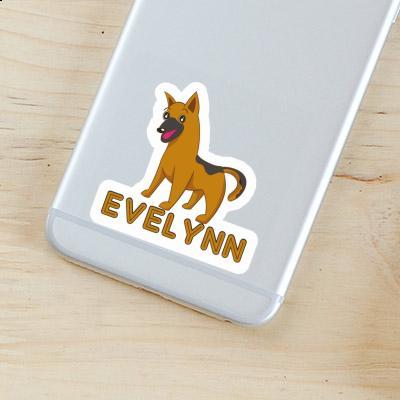 Aufkleber Hirtenhund Evelynn Laptop Image